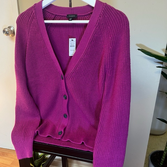 NWT Talbots Cardigan Violet. Various sizes available. - Picture 7 of 12